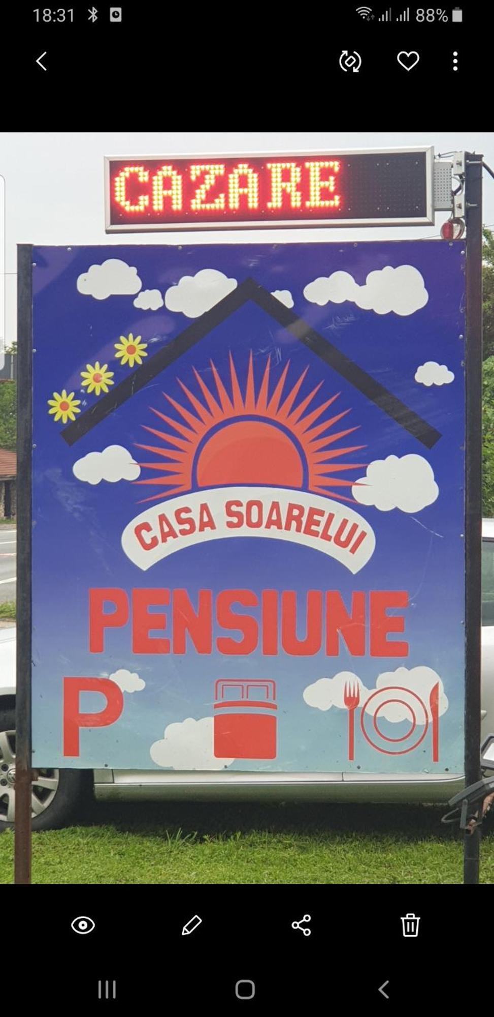 Pensiunea Casa Soarelui Simian Ngoại thất bức ảnh